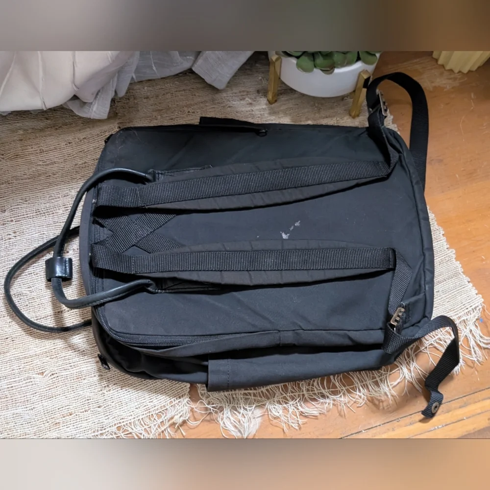 Unisex Fjallraven All Black Kanken No2 Laptop Backpack  , Black on Black